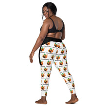Load image into Gallery viewer, PeachClay Crossover leggings with pockets