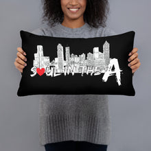 Load image into Gallery viewer, Soul in the A Decorative Pillows - Black