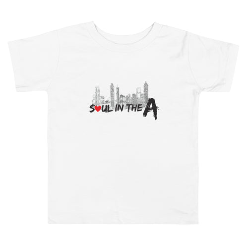 Soul in the A Toddler Short Sleeve Tee - Choose White or Pink