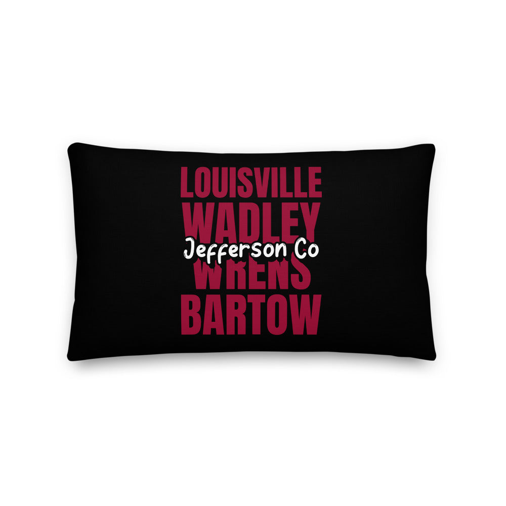 Jefferson County, GA Pride Premium Pillow - Select a Size