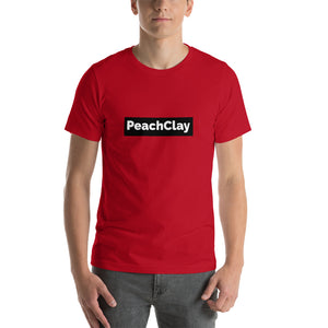 PeachClay Tee - Short-Sleeve Unisex T-Shirt - Pick a color (White, Red or Grey)
