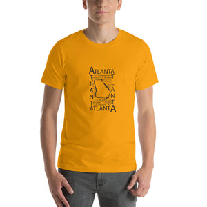 Atlanta, GA T-Shirt - Pick a color (white, grey, gold, red)
