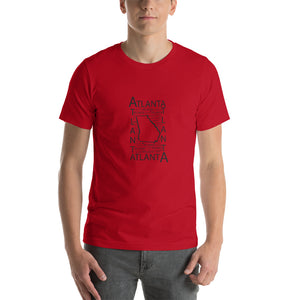 Atlanta, GA T-Shirt - Pick a color (white, grey, gold, red)
