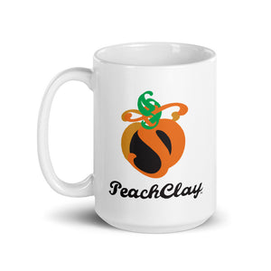PeachClay Logo Mug Choose 11oz or 15oz