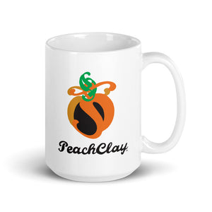 PeachClay Logo Mug Choose 11oz or 15oz