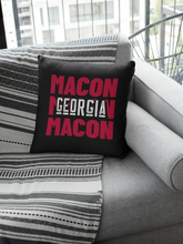 Load image into Gallery viewer, Macon, GA Premium Pillow
